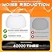 Inesore 5 Pairs Replacement Ear Tips for AirPods Pro 3 (2025) with Portable Storage Box & Cleaner Pen,Built-in dust Guard Screen Silicone Ear Tips 5 Sizes (M)-Medium