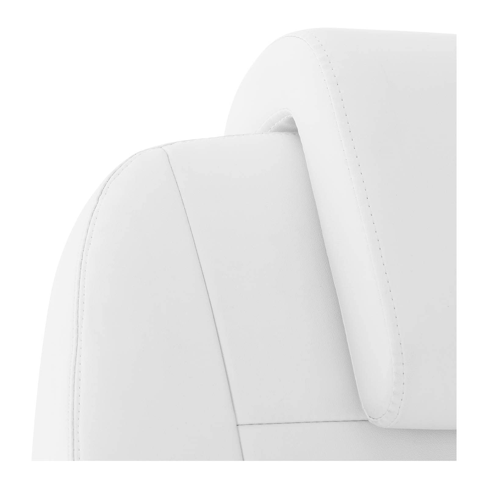 Physa Camilla de Estética Cama para Masaje White (Estructura: Metal con Revestimiento de Polvo, Espesor del Acolchado: 100 mm, Blanco)