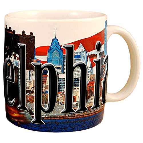 Mug de café Americaware Philadelphia 18oz blanco miniatura 3