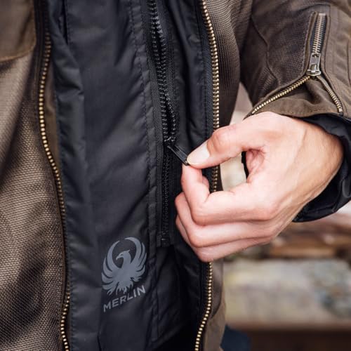 Blouson textile de moto Merlin Shenstone II Cotec Air veste ventilée sécurité D3O - 2