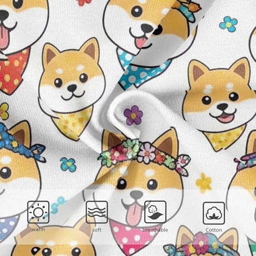 Toddlers Underwear Floral 2t Cotton Little Girl Panties Pattern Briefs Kids Undies Cute Cartoon Dog3