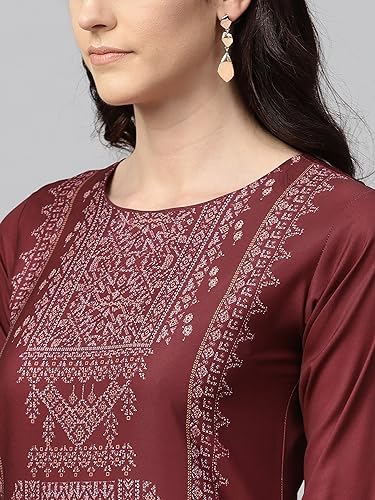 Image of Vaamsi Polyester Women's Regular Kurta