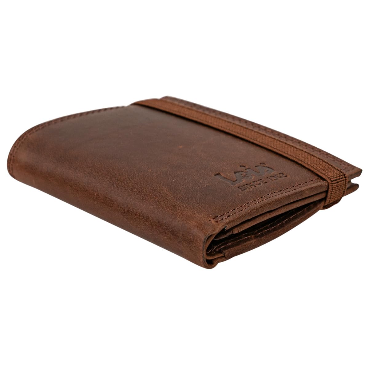 Lois - Carteras para Hombre Elegantes de Alta diseño Moderno. Billeteras para Hombre compactas Estilo clásico Cartera Monedero Funcional.