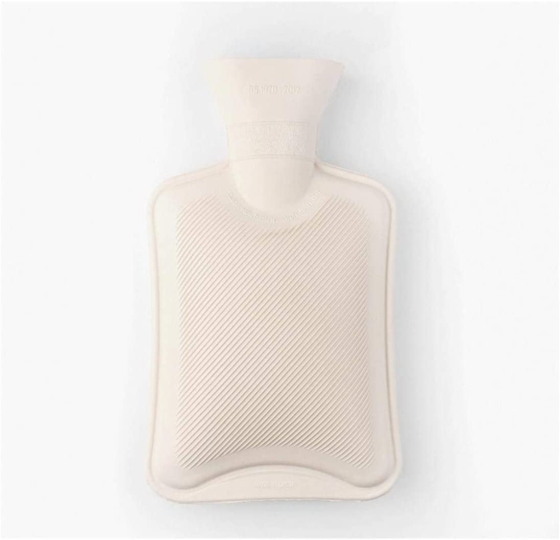 Bolsa Agua Caliente Bolsa De Agua Caliente con Funda Punto Papá Noel Botella Extraíble Térmica(Rot,2000 ml)