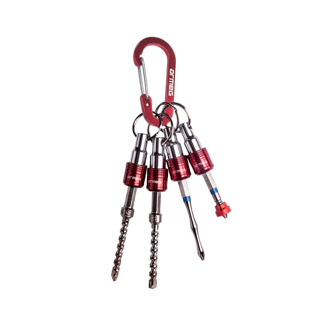 Armeg 4-Pack Impact-Masonry & Screwdriver Bit Set