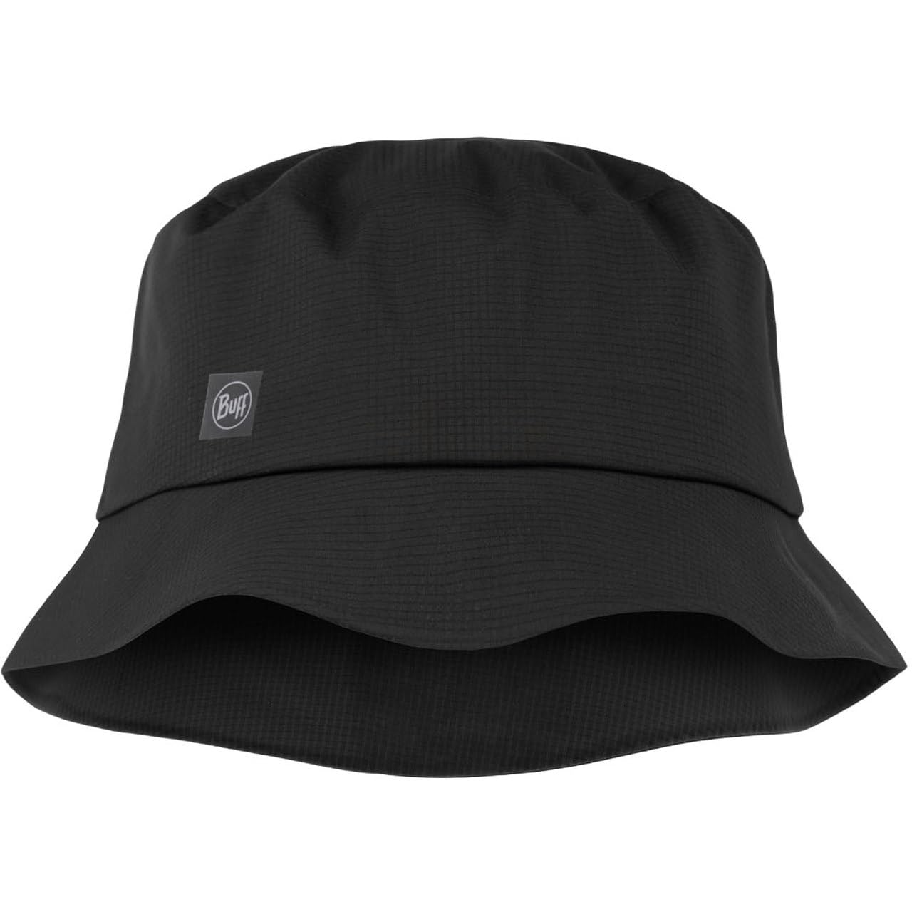 Buff BuffCasquette Rain Bucket Pluie, Résistant à l'eau, Léger, Réglable, Confort, Plein air Hommes Femmes S/​M Noir