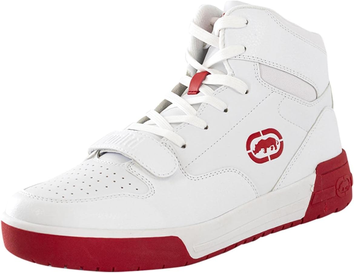 Marc Ecko Men's White/Red Ecko Sneakers Size 10 Jamaica Ubuy
