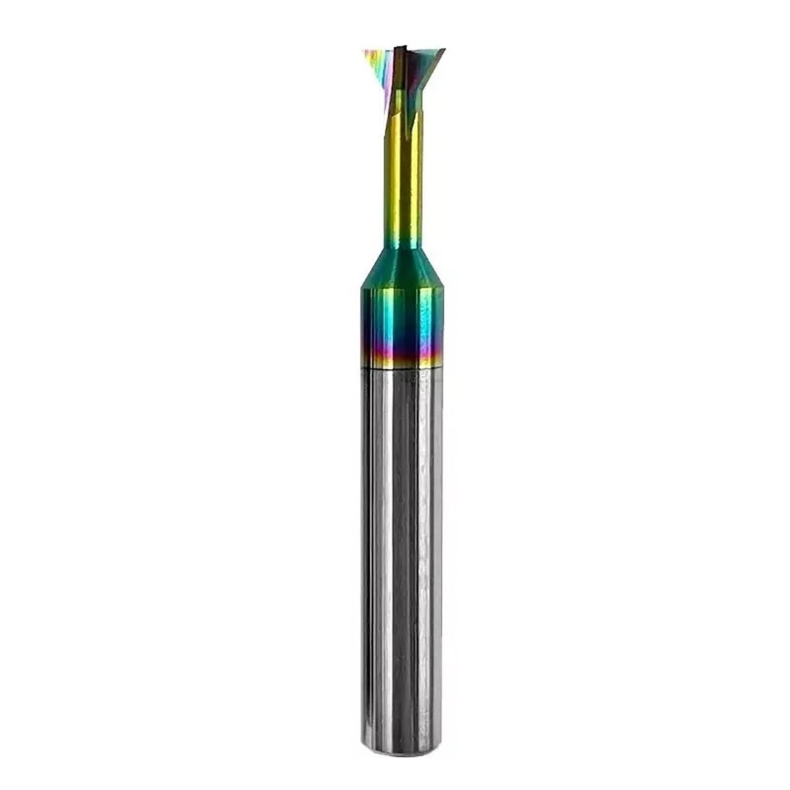 Frez z węglika spiekanego do połączeń jaskółczych, 30/45/60 stopni, średnica 2-12 mm, frez trzpieniowy do rowków w kształcie litery T(D12x30xD12x60Lx4F,Aluminum)