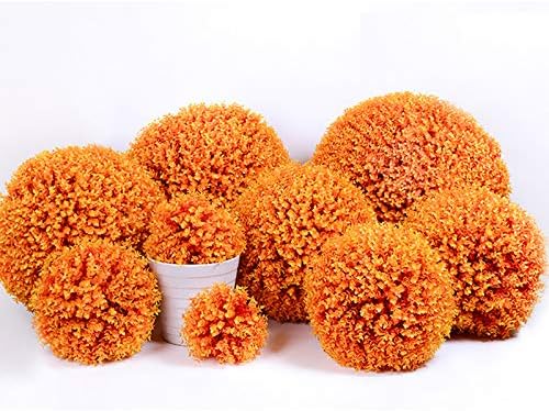 Green Grass Ball Artificial Plant Milan Grass Ball Plastic Boxwood Ball Eucalyptus Ball Wedding Party Outdoor Decoration Bonsai - (Size: 35cm, Color: D)