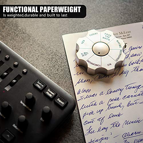 Luxxis paper weight Decision Maker for Men, Funny Decision Paperweight for Bosses day gifts, Executive Office Decision Maker