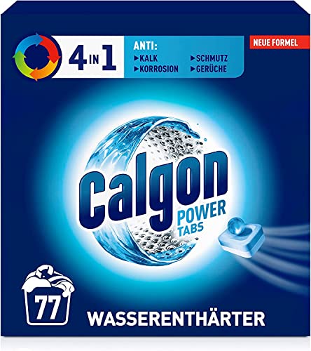 Calgon 4-in-1 Power Tabs – Wasserenthärter gegen Kalkablagerungen, Schmutz und Korrosion in der Waschmaschine… – Ansicht 1