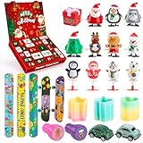WUQNGI Calendario Avvento 2025 Bambini,Piccolo Giocattolo per Calendario dell'Avvento Bambino Bambina, 24 Giorni Creativi Giocattolo Kit con Giocattoli a Carica,Sorpresa Regalo Natale 4 5 6 7 8 Anni