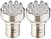 RoadPro RP1156LED/2 Clear #1156 LED Super Bright Replacement Bulbs - Pack of 2