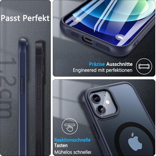 Coque iPhone 12 transparente Hensinple militaire - 3