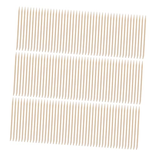Beatifufu Professional Manicure Accessory Set 300pcs Nail Art Cuticle Remover Sticks Wood Skewer Nails Nail Beauty Tool Nail Sticks