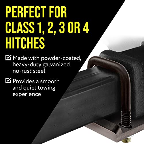 Mission Automotive Hitch Tightener - For 1.25 Inch And 2 Inch Hitches - The Heavy-Duty, Easy-Install, No-Rust Anti-Rattle Hitch/No-Rattle Hitch Stabilizer #TOP4