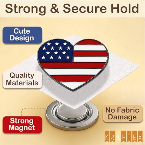 Image of Kraftex Magnetic Needle Minder. Needleminder for Embroidery & Sewing. Cute Needlepoint Accessories. Magnetic Needle Holder for Cross Stitch. Cute Magnet Pin Gift