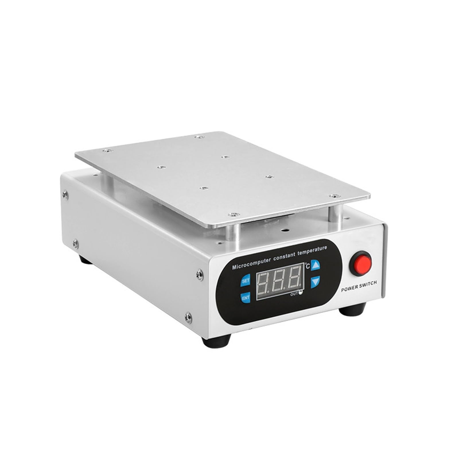 Plaque Chauffante Électrique À Microprocesseur LED, Station De Préchauffage 450 W Pour Écran De Téléphone Portable, Avec Tapis En Silicone Antidérapant