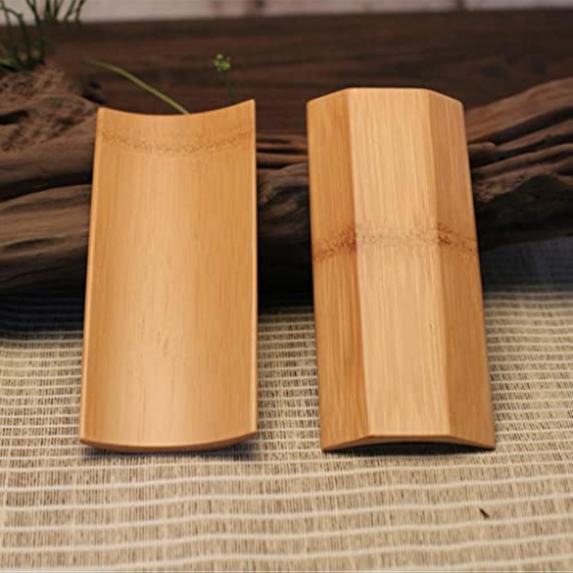 Bamboo Tea Scoop, Kung Fu Tea Holder Pad Coaster