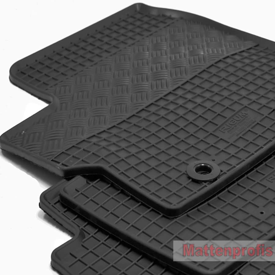 Gummimatten Gummifussmatten geeignet für Toyota Yaris/Hybrid Cross ab Bj. 2020, schwarz