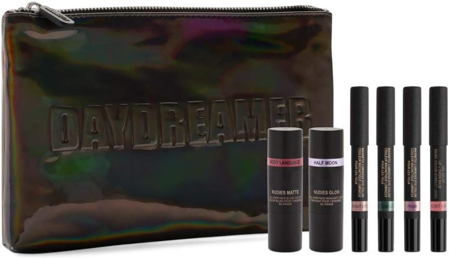 Nudestix By Hilary Duff Daydreamer Makeup Kit! Includes Eyeshadows, Face Highlighter, Face Blush, And More! Waterproof Eye Shadow! Natural Matte Lightweight Blush! Skin Brightening Highlighter!