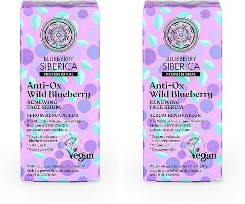 Anti-OX Wild Blueberry. suero facial renovador (Paquete de 2)