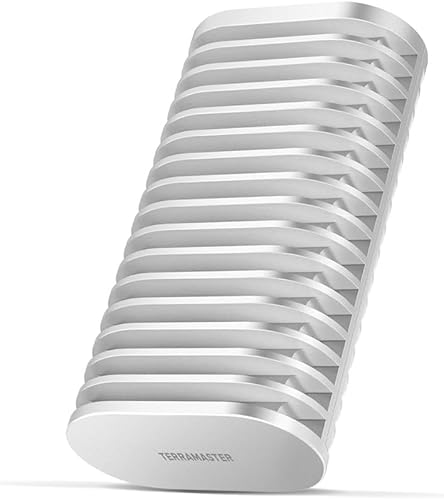 TERRAMASTER Carcasa SSD D1 Plus 40Gbps M.2 NVMe SSD - Carcasa de aluminio M.2 USB tipo C, compatible con USB 43.23.13.02.0, Thunderbolt 543,