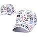 Produktbild Axlgw Buchstabe Graffiti Baseball Cap Hip Hop Peak Hüte Sommer Reise Schatten Caps Tide Männer und Frauen Hip-Hop Hut Casual Hat, weiß