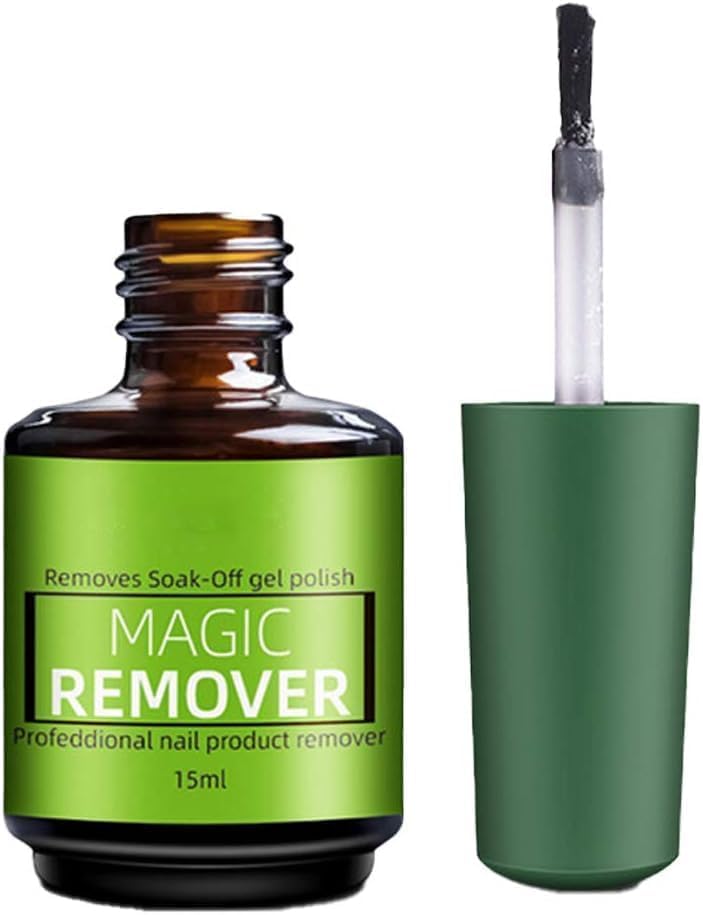 Gel Nail Polish Remover, Professional Magic Remove Soak-Off Gel Polish, Peel Off In 2-5 Minutes, No Need for Foil, Soaking or Wrapping