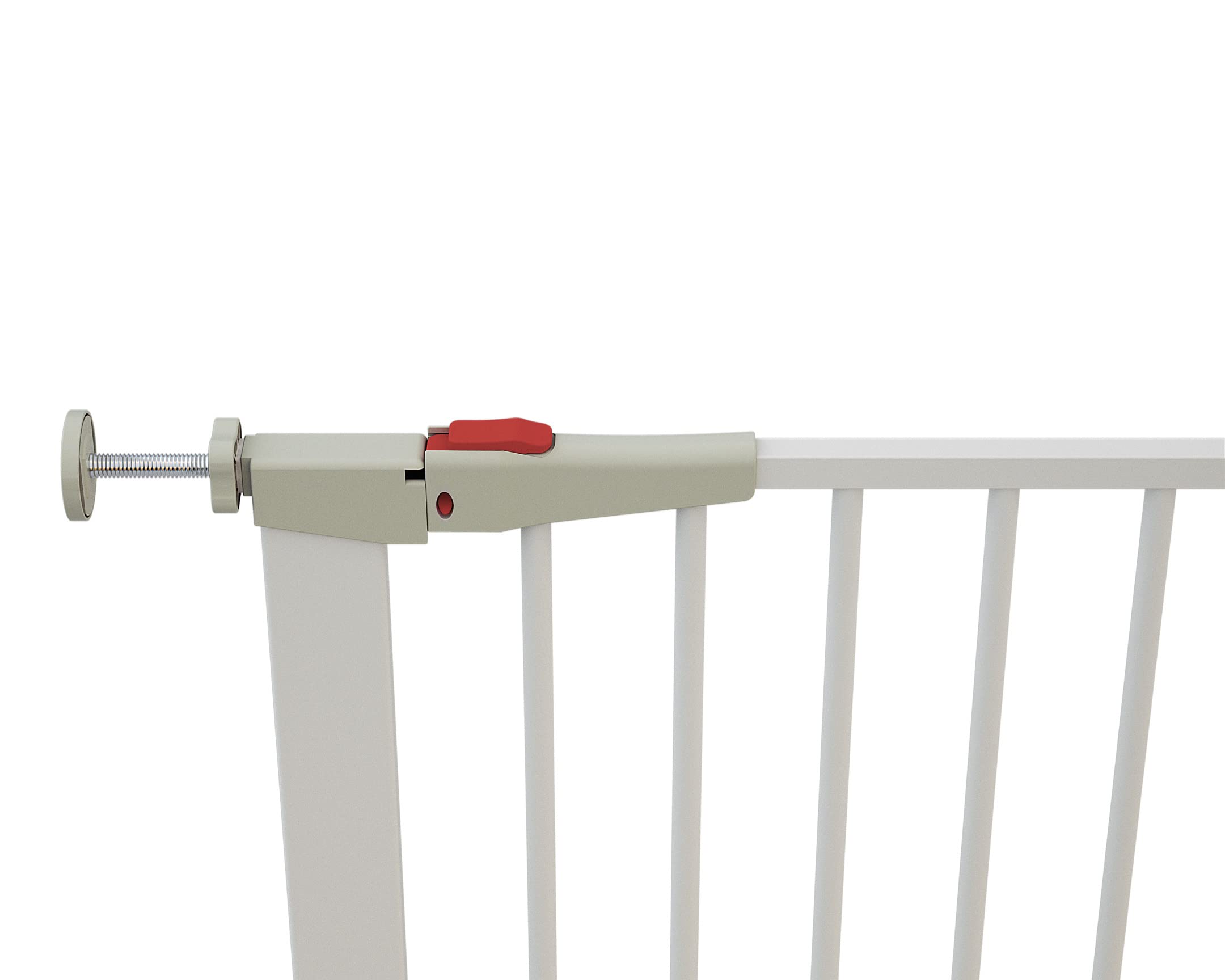 WEBABY - Barrera de Seguridad Blanca MOBI con 1 extensión