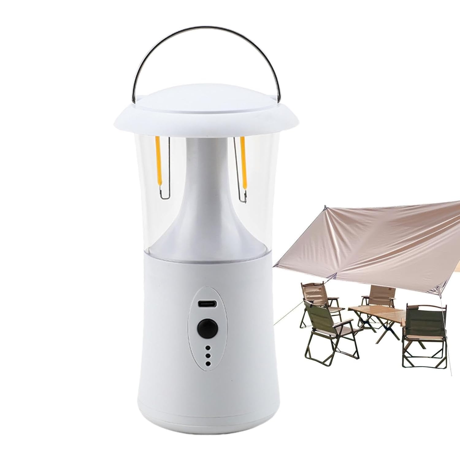 Rechargeable Camping Light Portable USB Lantern Hanging Tent Light High Brightness Outdoor Emergency Lamp Large Capacity Battery for Camping Hiking Power Cut Travel Use-image-45