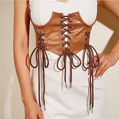 Body Waist Belt for Women PU Leather Rave Party Punk Waist Belt Body Chest Harness Belt4