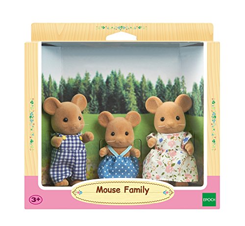 SYLVANIAN FAMILIES- Mouse Family Mini Muñecas y Accesorios, Multicolor (Epoch 5128)