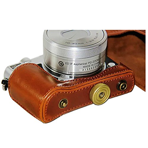 Amazon.co.jp: FIRST2SAVVV 褐色 ニコン Nikon 1 J5 with 10-30mm Lens