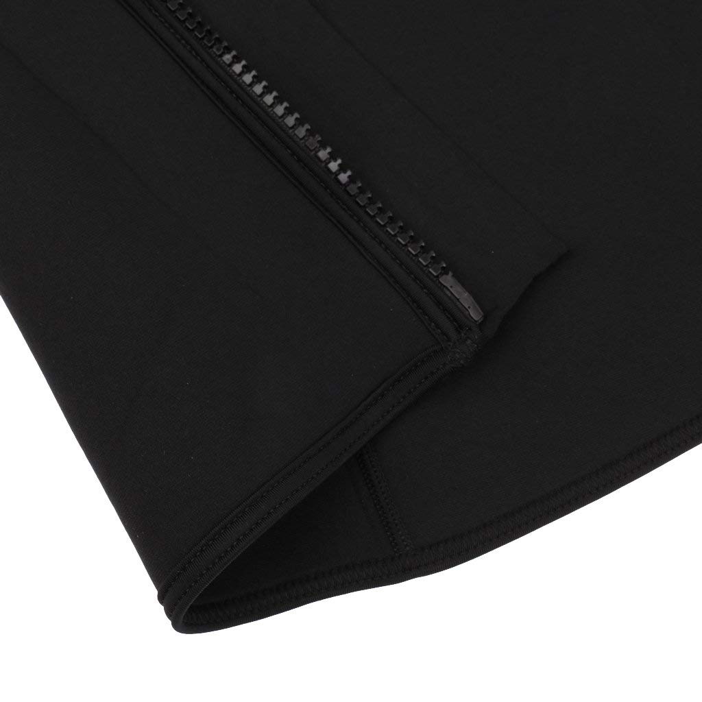 Chaleco de neopreno de 2 mm para hombre y mujer, chaleco de neopreno para buceo, pesca submarina, color negro (M)