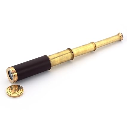 Little India Royal Real Telescope (Brass,HCF199)