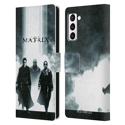 Protection Galaxy S21+ 5G étui portefeuille cuir Matrix coque antichoc avec support vidéo intégré