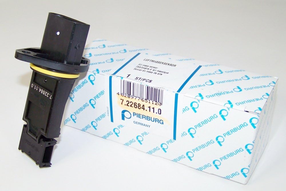 PIERBURG Debimetro 7.22684.11.0 Compatibile con: BMW 3, 3, 3 Coupe, 3 Touring, 5, 5 Touring, 7, X5, Z3 Roadster, Z8 Roadster, LAND ROVER FREELANDER I, LAND RANGE II, LAND RANGE III