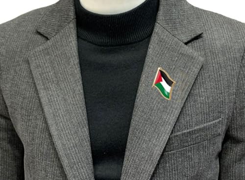Image of vmcoatdu Country Flag Backs Locking Pin Keepers Locking Clasp Pin Badge International Travel Brooch Metal Alloy Souvenir Pin 0.75x0.7 Inch Small Pin