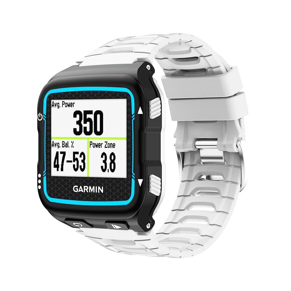 CZhkg Smart Watch Strap for Garmin Forerunner 920XT Strap,Sport Silicone WatchBand Armband Strap, Replacement Bracelet Wristband Wrist Strap Loop for Garmin Forerunner 920XT Accessories (White)