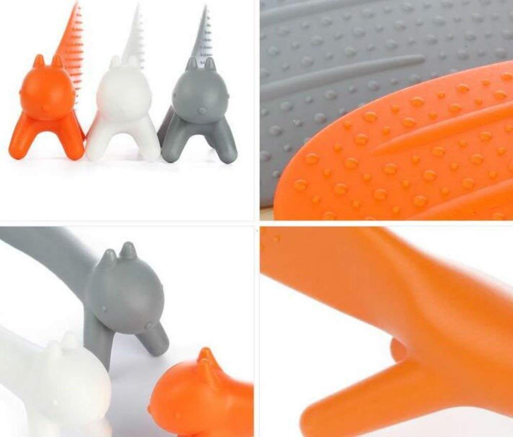 3PCS Lovely Squirrel Shape Standing Spoon Non-Stick Rice Paddle - View #5