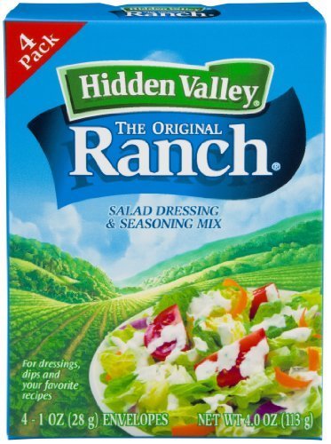 Hidden Valley Original Ranch Salad Dressing and Seasoning Mix, 4 Ounce Packets (Pack of 6) by Hidden Valley