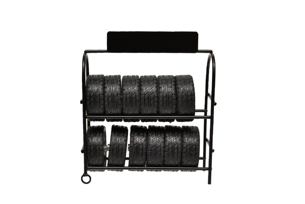 Amazon | American Diorama 1/18 Metal Tire Rack メタルタイヤ