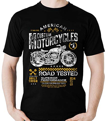 Camiseta com tema de motos