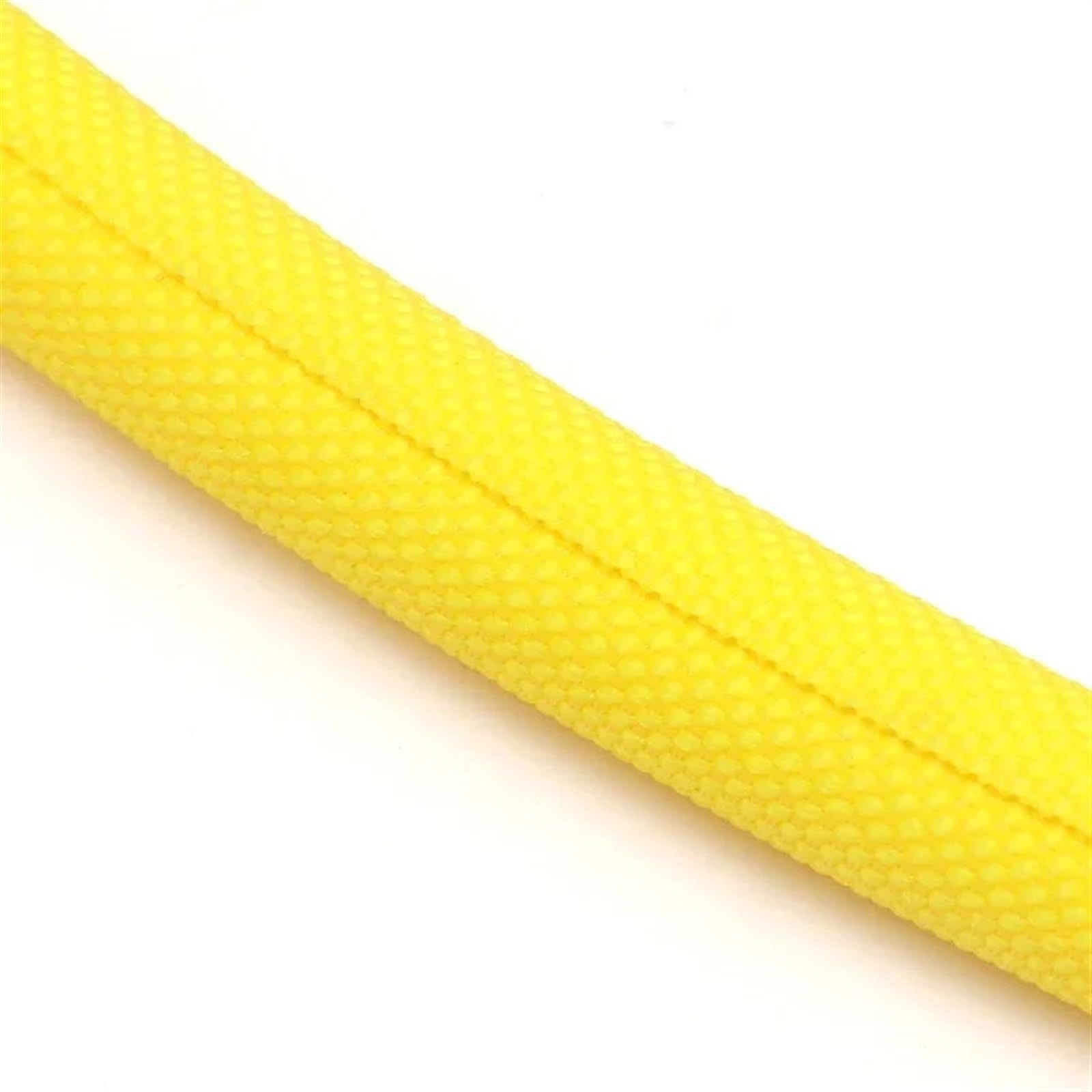 Copri Cavi Elettrici 1/5m Guaina intrecciata espandibile autochiudente Organizzatore cavi Avvolgimento isolato Protettore ﻿(Yellow,60mm,5 Meters)