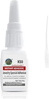Sponsored Ad - Guoelephant 20g Jewelry, Crystal Glue, Glue for Jewelry, Crystal, Super Glue All Purpose Adhesive, Instantl...