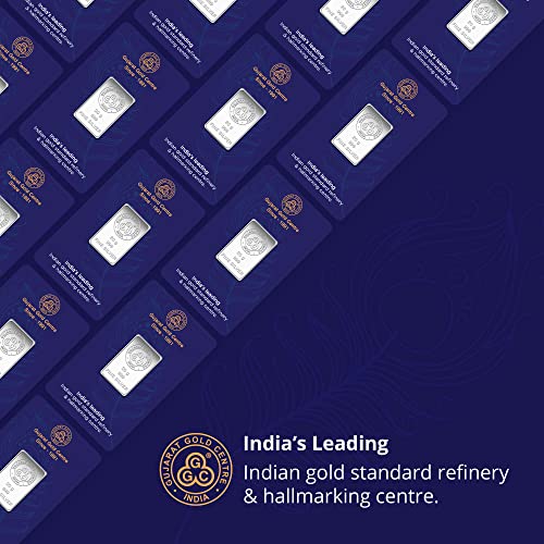 Image of GGC Gujarat Gold Centre 20 Gram Silver Mint Bar 24K 999.0 Purity