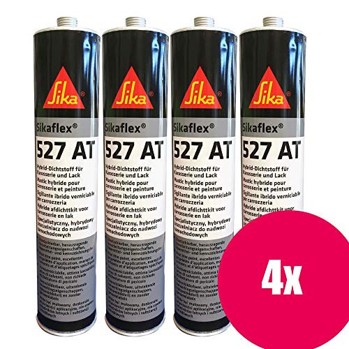 Preisvergleich Produktbild Sikaflex 527 AT 4er Karosserie Dichtmasse weiß 300ml