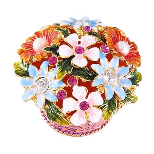 Boîte à bijoux émaillée fleur : la solution contre la perte de vos petites bagues - 2