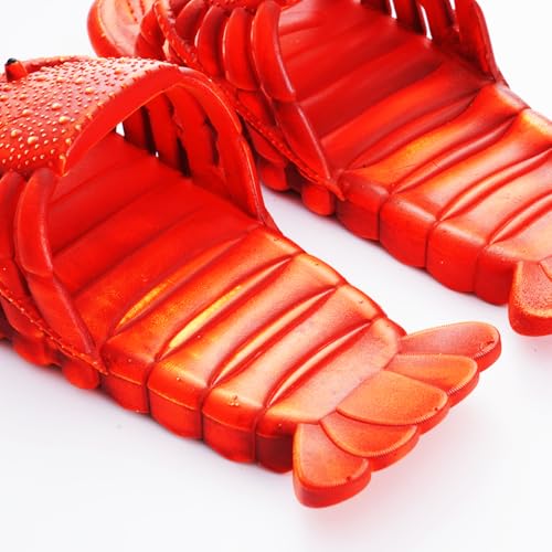 Lobster Flip Flops Unisex Lobster slides Fish Sandals Funny Slipper For Pool Beach Outdoor4
